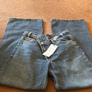 Zara cross over buttons Jeans
